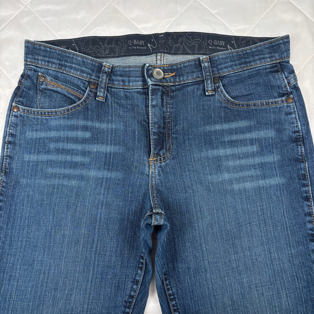 Wrangler Q-Baby Bootcut Jeans Women 9/10x30 Western Cowgirl Riding Stretch Denim - Picture 5 of 13